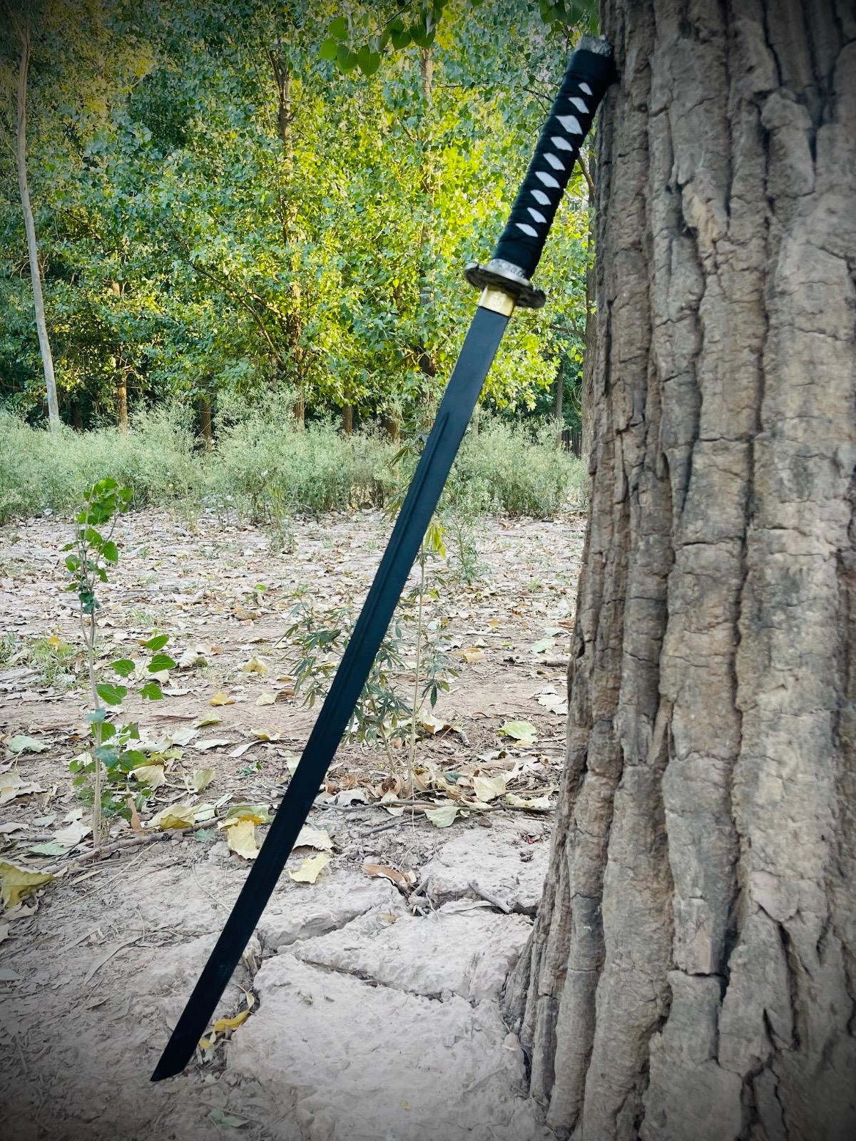 Black High Quality Katana Powder Coated