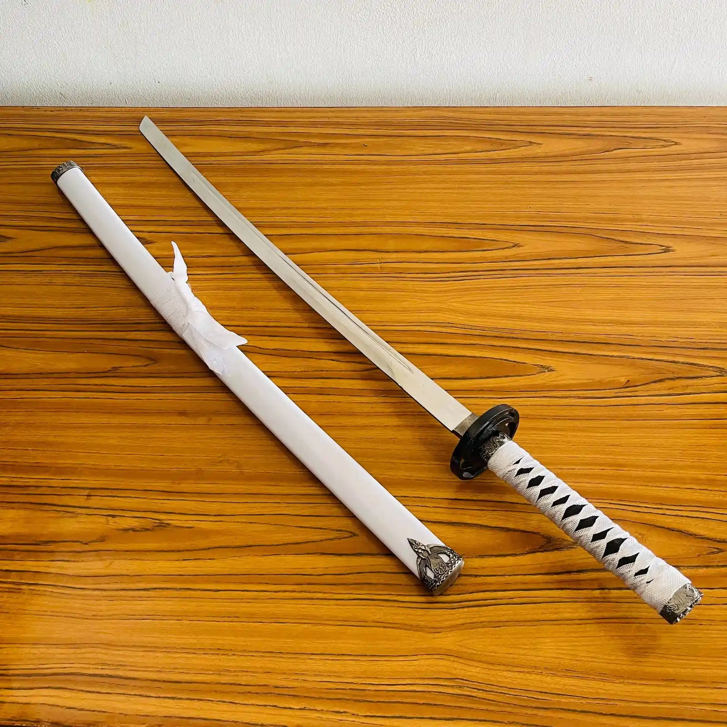 White and Black Ring BW | Silver Katana|