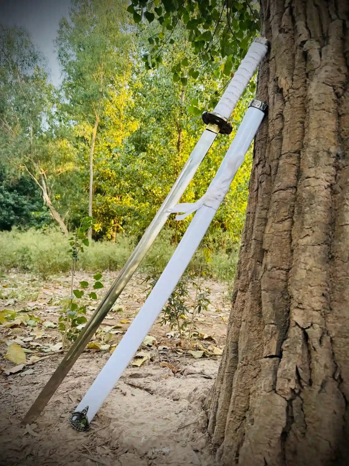 Silver Japanese Katana