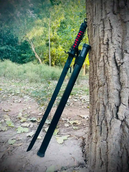 Real Black Zangetsu Steel Katana 40 Inches