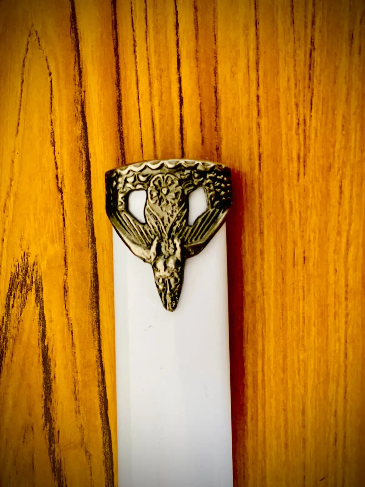 Real White and Black Handel | Silver Katana|