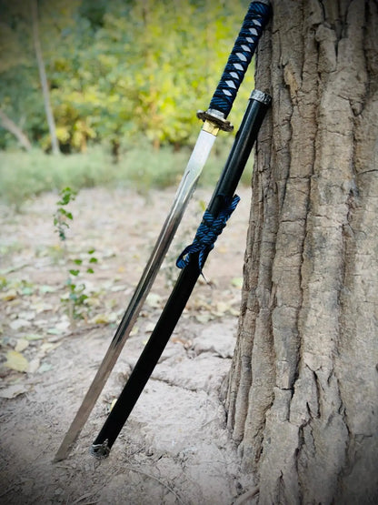 High Quality Japanese Katana | Full Size | White Purple