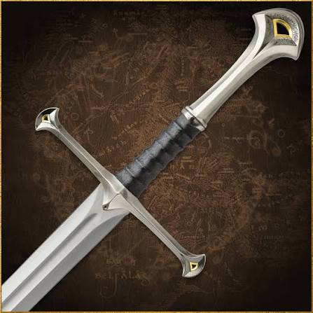 Narsil Sword of Aragorn, Lord of the Rings