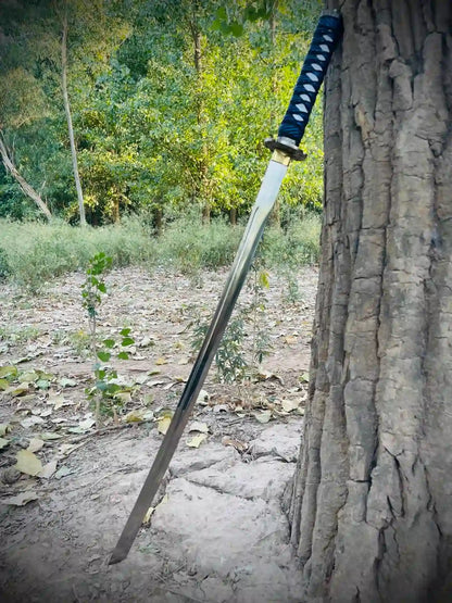 High Quality Japanese Katana | Full Size | White Purple