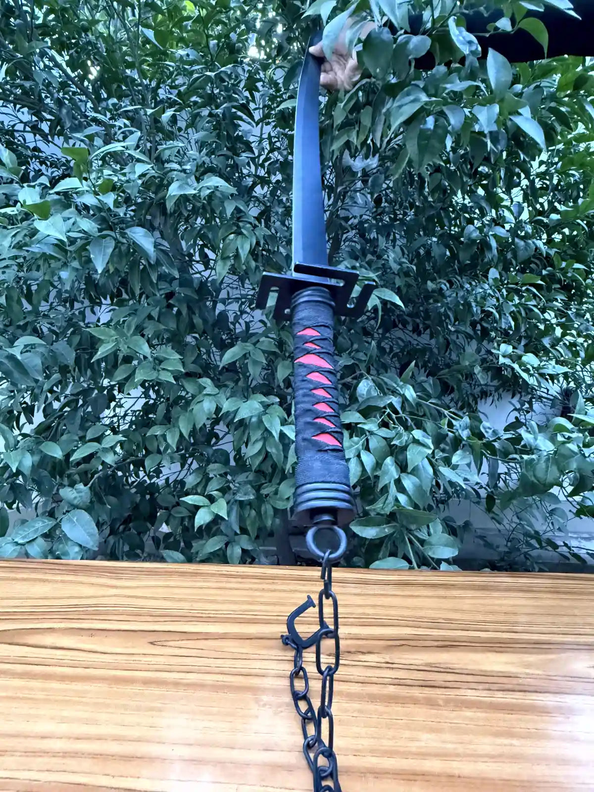 Real Black Zangetsu Steel Katana 38 Inches