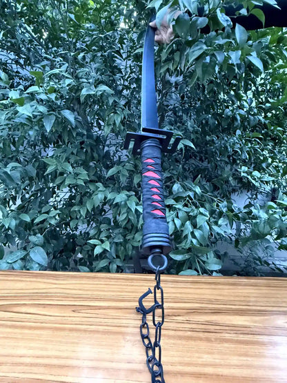 Real Black Zangetsu Steel Katana 38 Inches