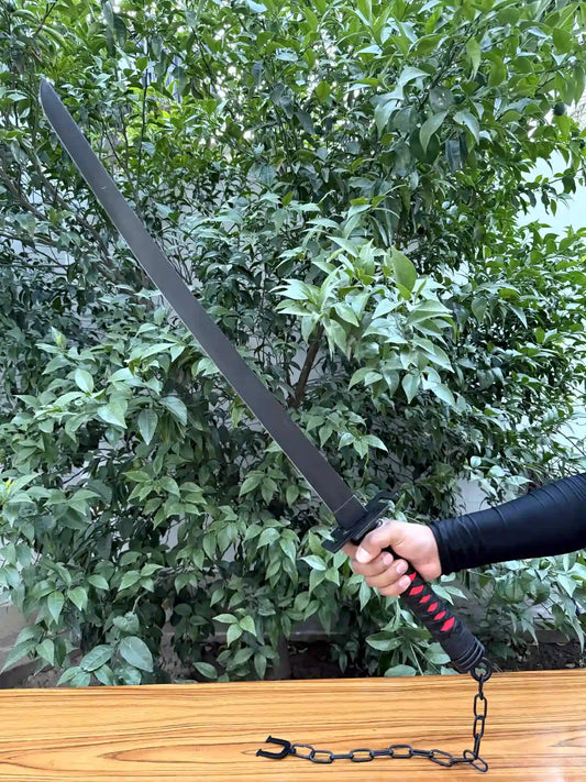 Black Zangetsu Steel Katana 38 Inches